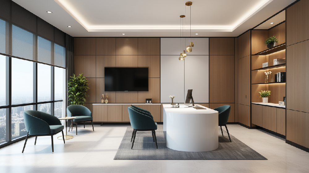 影視公司上海金山區辦公室裝修工程